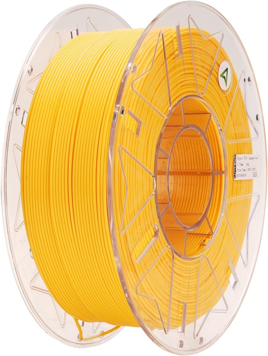 3D Print Filament - PLA Spoel - Hoge Snelheid Printen - RFID Identificatie - 1.75mm 1kg - Leeuwenbekgeel