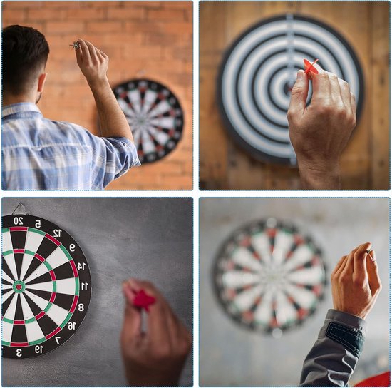 Dartpijl Sets - Geïntegreerde Schachten - Darts Spelen - Lichtgewicht Ontwerp - 4-Pack - Roze — afbeelding 2