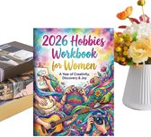 Planner 2026 - Vrouwen Werkboek - Hobby's Bijhouden - Persoonlijke Groei - 28.5 x 21 cm