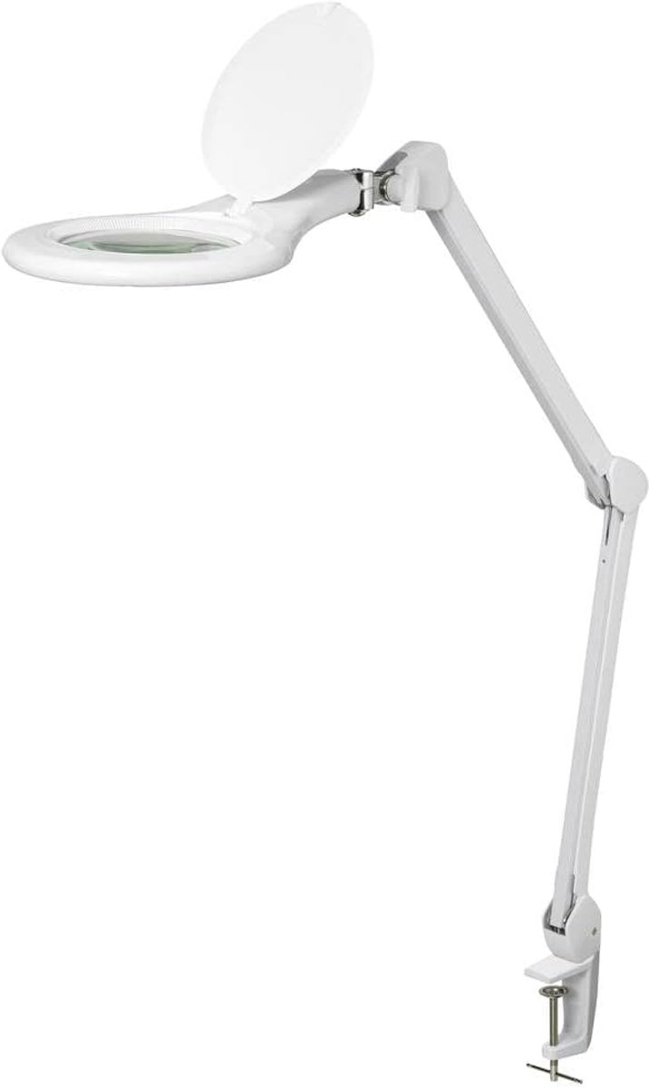 Loeplamp met LED - Vergrootlamp Bureau - Nauwkeurig Werk - Inklapbare Bescherming - 127 mm Lens