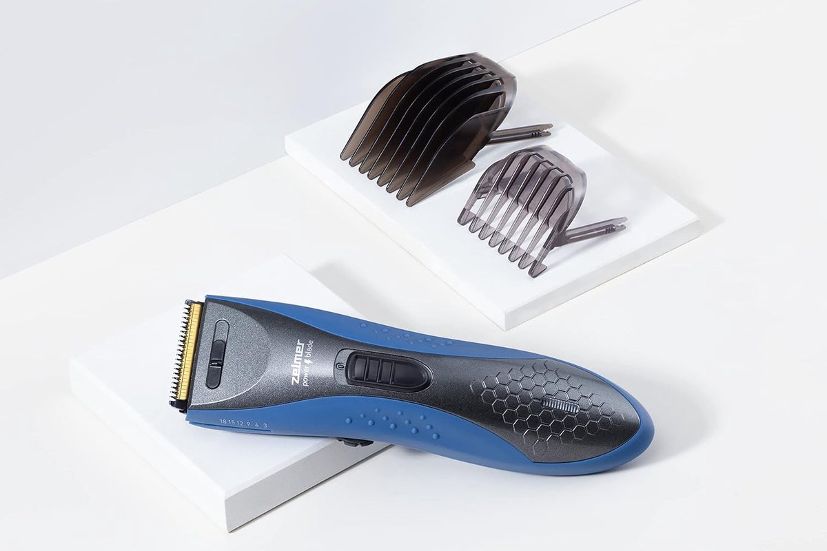 Haar Trimapparaat - Precisie Clipper - Thuis Knippen - Verstelbare Lengtes - Tot 45 Minuten - Blauw