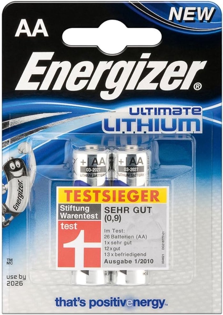 Lithium Batterijen - Wegwerp Cellen - Apparaten Voeden - Hoge Energie Dichtheid - 1.5 Volt
