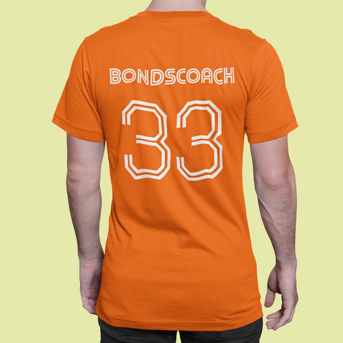 Oranje T-shirt "Bondscoach" L