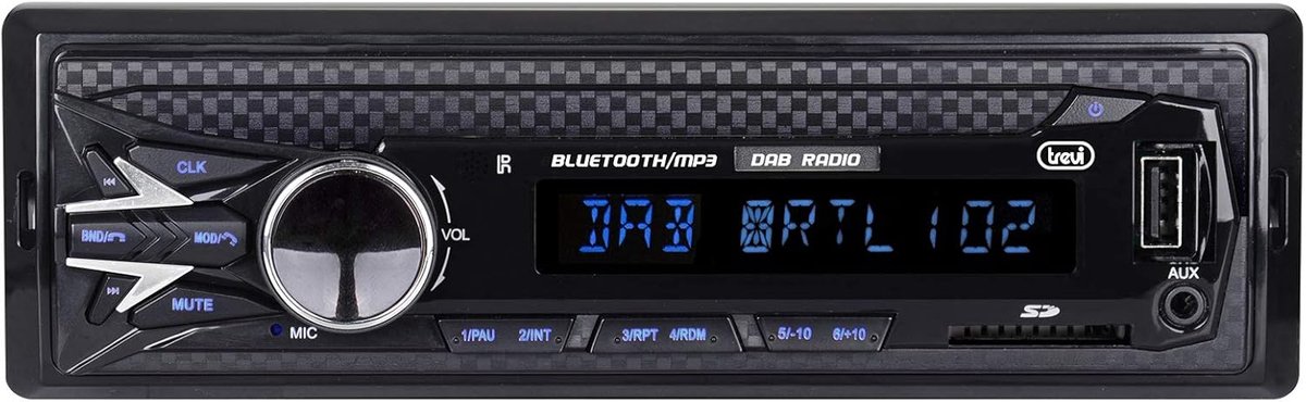 Autoradio DAB FM - Auto Stereo Bluetooth - Muziek Luisteren Auto - Digitale Radio Ontvangst