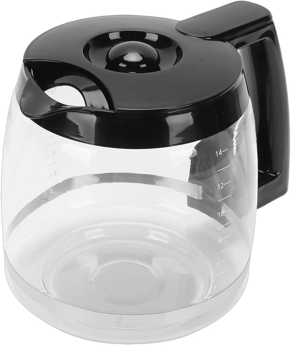 Glasse Koffiekan - Koffiepot Waterkan - Koffie Bereiden - Hittebestendig Borosilicaatglas - 21 Liter - Transparant