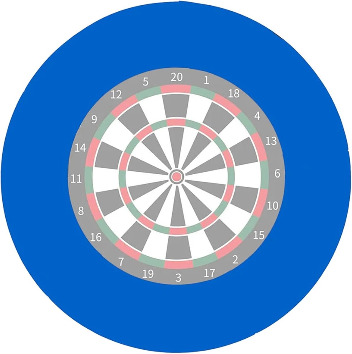 Dartbord Omheining - Muur Bescherming - Dart Spel - Eenvoudige Installatie - 45cm Binnendiameter - Zwart