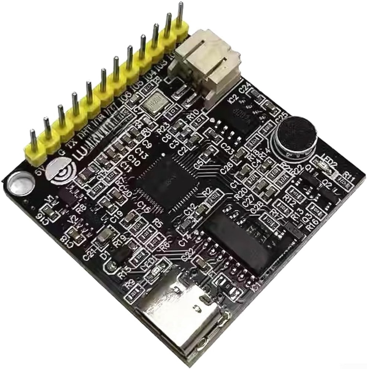 Spraakherkenningsbord - Offline Module - MCU Integratie - 8 IO-poorten - 3.6x3.6cm - Zwart