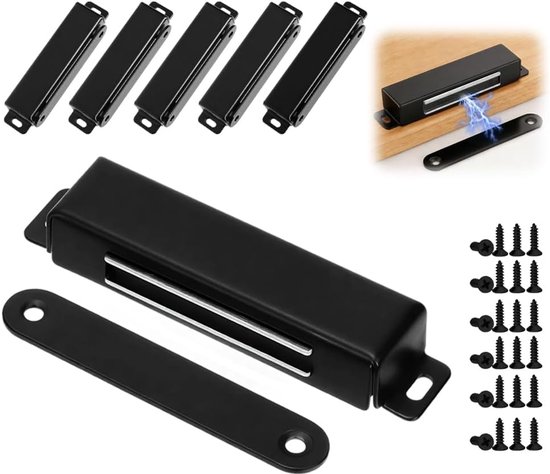 Foto: Magneetsnappers 6 stuks deurmagneten kastsluiting stil dichtsluiten extra sterke hefkracht 94 7 x 18 x 15 mm