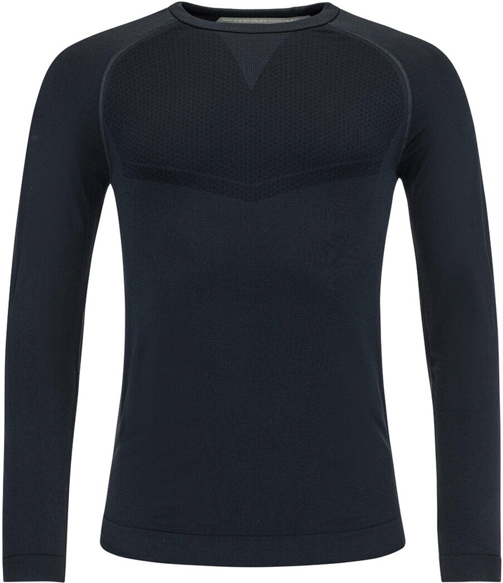 Hoofd T-shirt Flex Naadloos Ls 1361284 -M Zwart
