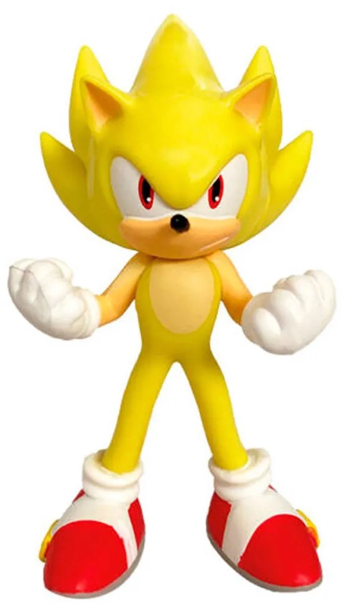 Comansi Sonic the Hedgehog Mini figure Super Sonic 9 cm Mini-Figuur — cadeau in Spellen & Speelgoed - foto 2