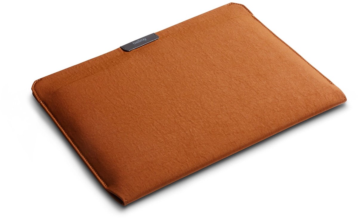 Bellroy Sleeve MacBook Pro/Air/Neo 13/14 Hoes – Gemaakt van 60% Gerecycled Polyester – Beschikbaar in Verschillende Kleuren en Materialen – Externe Afmetingen 354 × 265 × 15 mm - Oranje