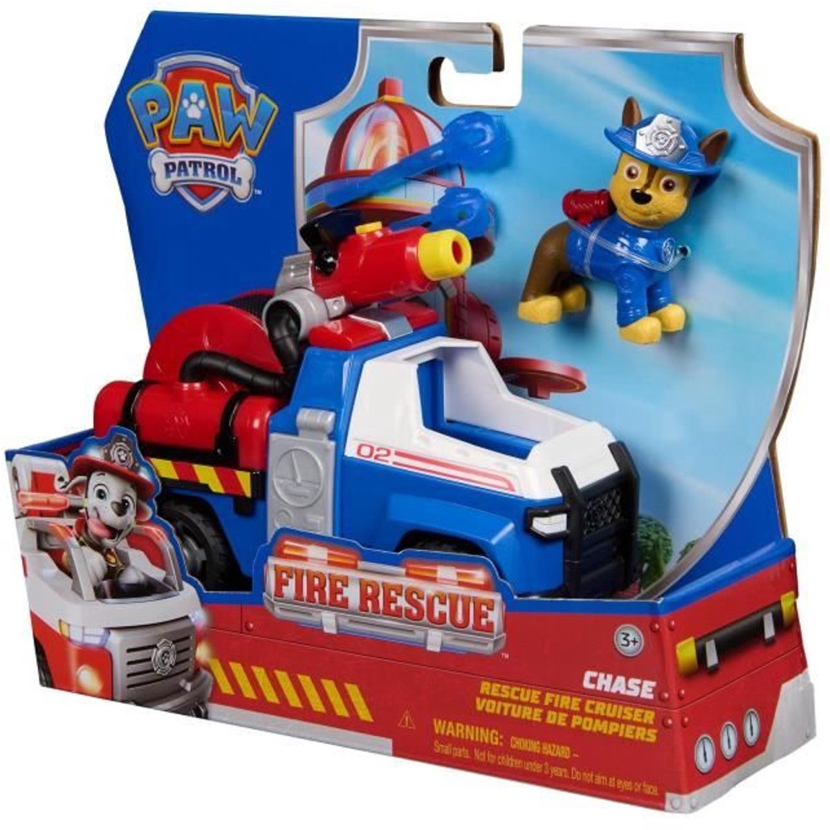 PAW Patrol - Brandweerredding - Chase Politieauto - Speelgoedauto met speelfiguur — afbeelding 20