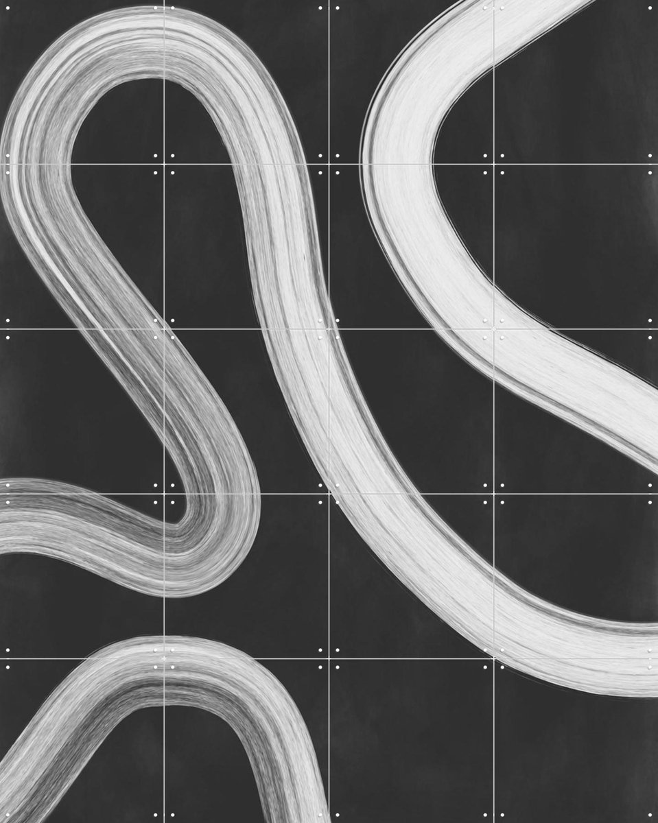 IXXI Black & white 43, Elena Ristova & Various - 80 x 100 cm - Gratis ophangtool - Grote wanddecoratie en posters - Minimalisme, Grafisch Ontwerp