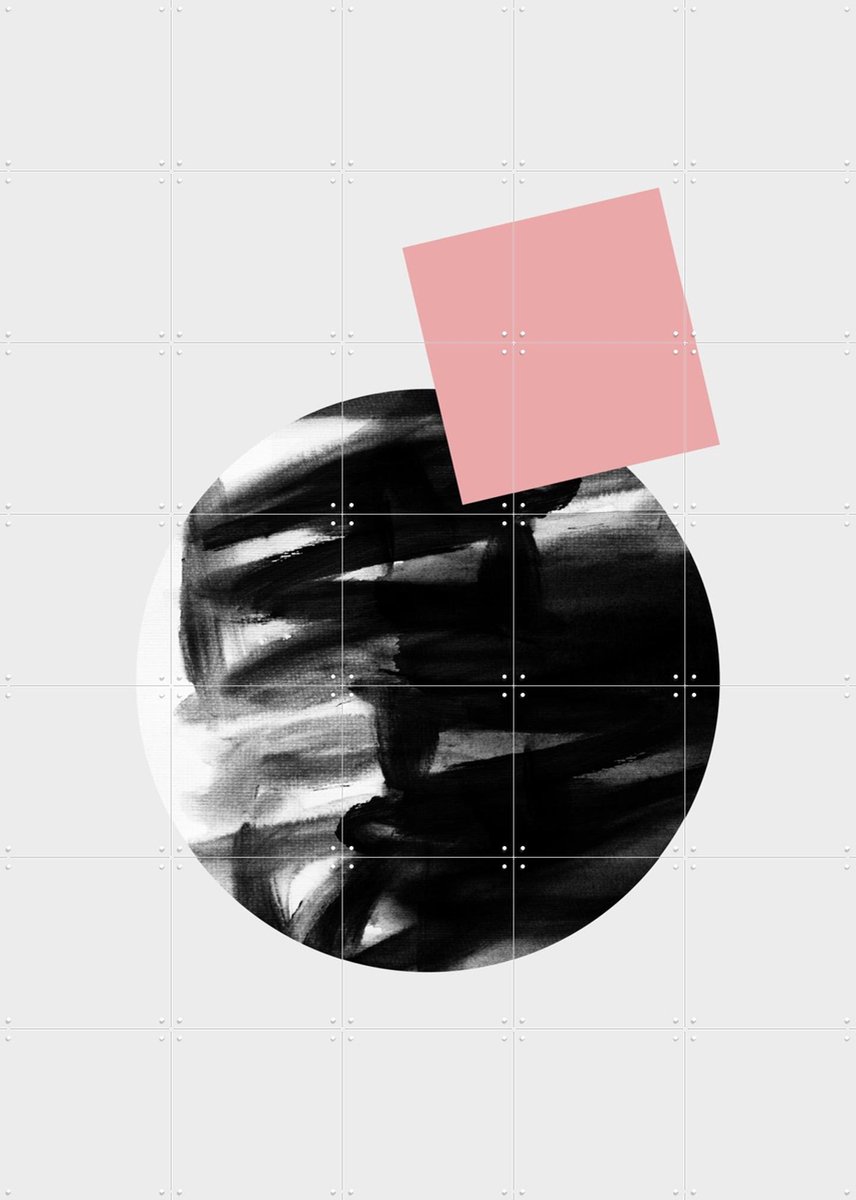 IXXI Minimalism, Mareike Böhmer - 100 x 140 cm - Gratis ophangtool - Grote wanddecoratie en posters - Minimalisme, Geometrische Kunst, Grafisch