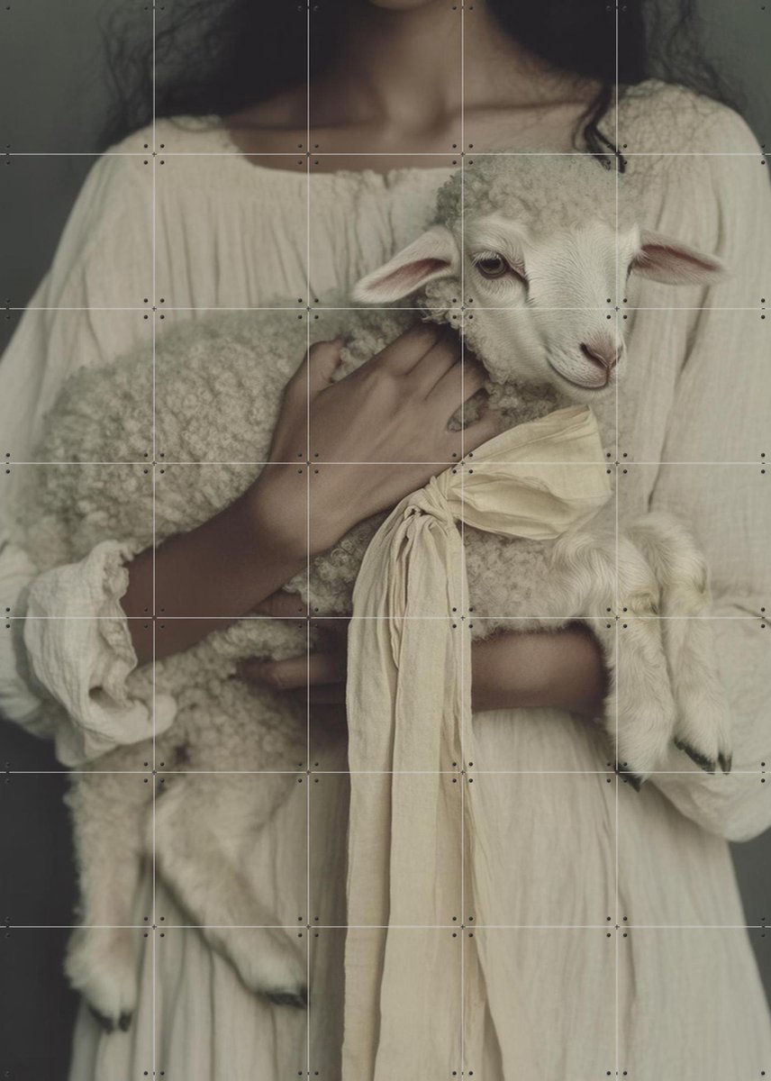 IXXI Maya, STUDIO HANNAH LEMHOLT - 100 x 140 cm - Gratis ophangtool - Grote wanddecoratie en posters - Naturalisme, Vintage, Fotografie, Woonkamer