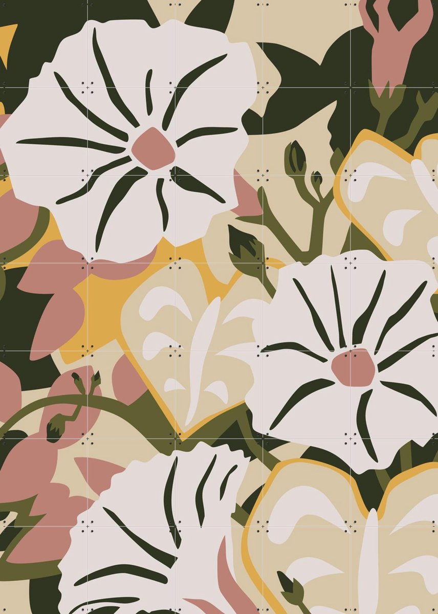 IXXI Morning Glory, Megan Gallagher - 100 x 140 cm - Gratis ophangtool - Grote wanddecoratie en posters - Illustraties, Digitale Kunst, Slaapkamer