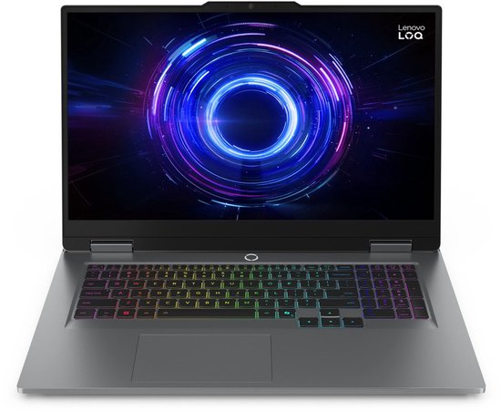 Lenovo LOQ 17IRX10 83JH00BKMB, 17.3" FHD 165Hz, Intel Core i7, GeForce RTX 50-serie, RGB-toetsenbord - Lenovo - Hoofdafbeelding