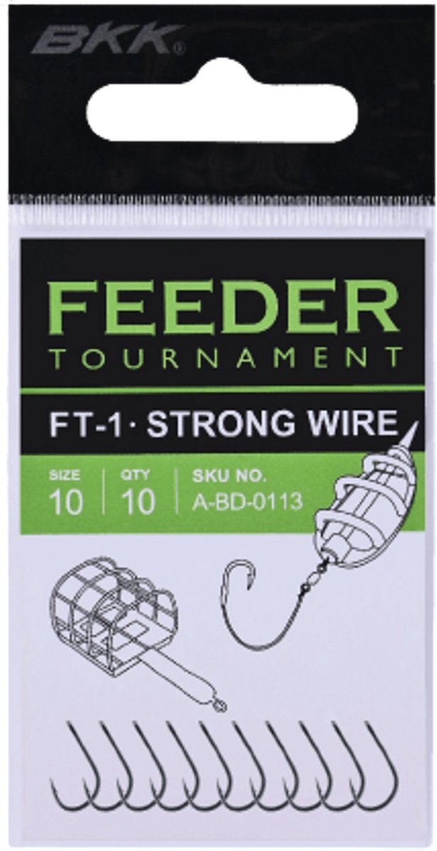 BKK FT-1 Feeder Tournament Hooks | 10 Stuks #14