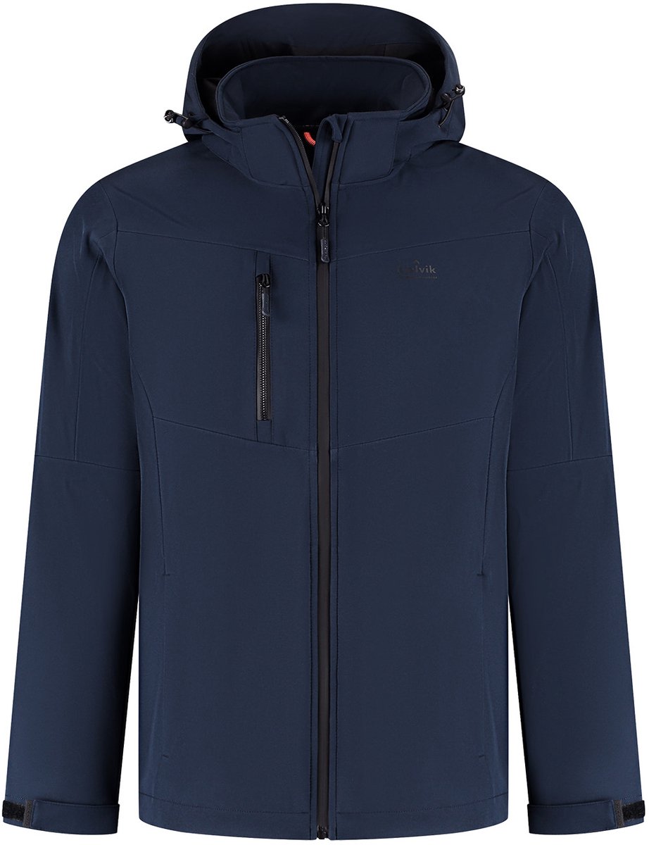 Kjelvik Victor Outdoorjas Heren Donkerblauw