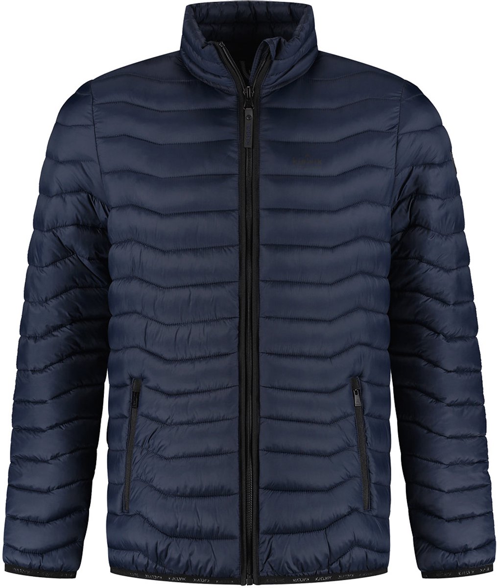 Kjelvik Outdoorjas Thuur Donkerblauw