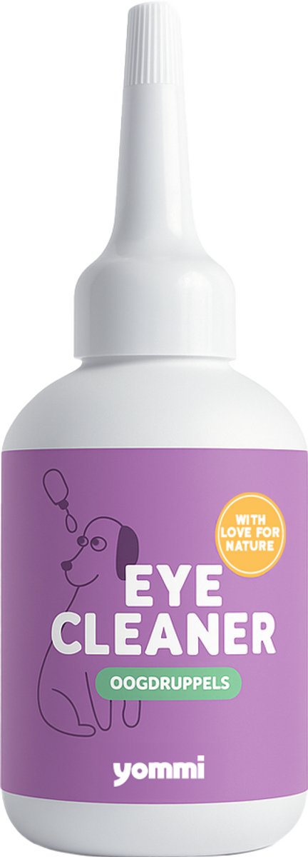 Yommi Honden Oogreiniger – 100ml - tegen Traanstrepen en Gevoelige Ogen – Yommi – diepe reiniging en verzorging