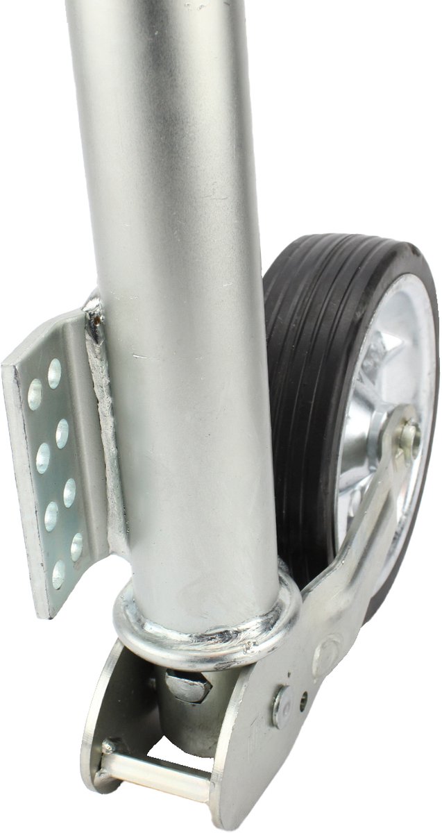 Automatisch Neuswiel 60mm | 250 kg | versterkt wiel | universele bevestigingsplaat — afbeelding 3
