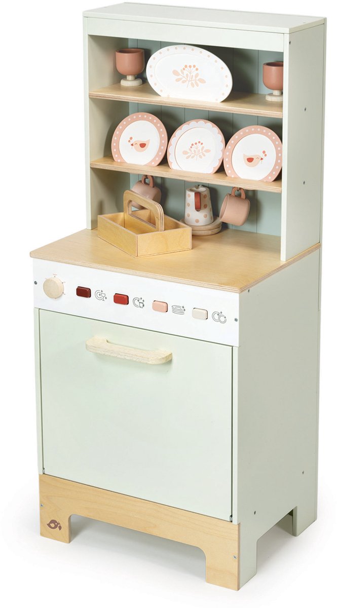 TENDER LEAF Playing - Keukenkast En Afwasmachine - 40X34X91,60Cm - Met Accessoires - 3 Jaar