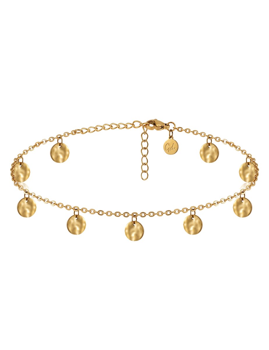good.designs Voetketting met negen muntjeshangers