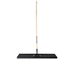 Talen Tools - Râteau de nivellement - 70 cm - Acier revêtu - Hampe en bois de frêne - 160 cm