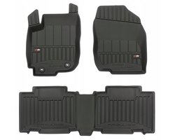 FROGUM 3D Gummimatten Set – Passend für Toyota RAV4 IV (2013-2019) – Hohe 6 cm Kanten – TPE – Geruchlos & Schwarz