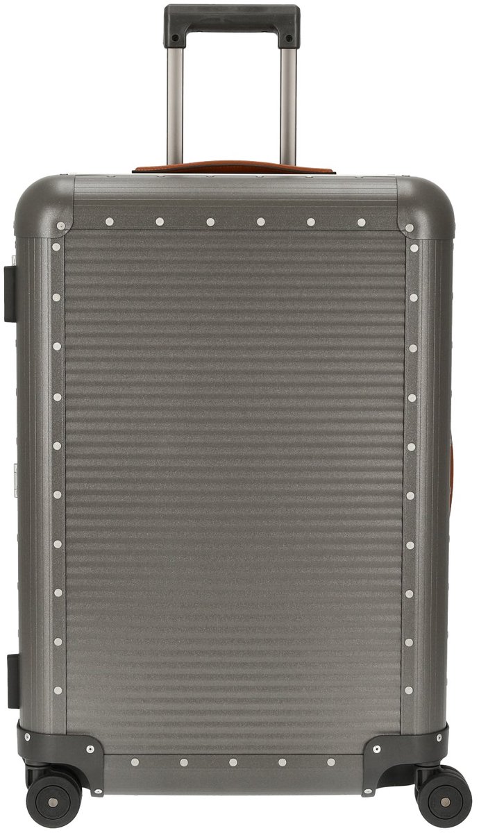 FPM Milano Bank aluminum Spinner 68 - 4-wiel trolley 66 cm (steel grey)