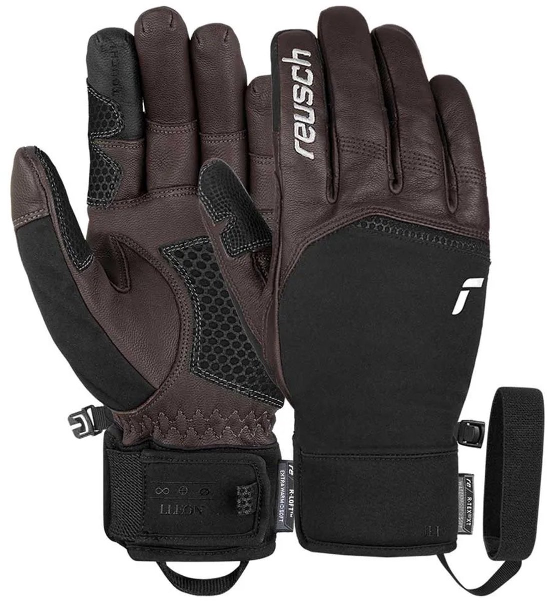 Reusch Lleon R-rex Xt Primaloft Handschoenen 7.5 Zwart