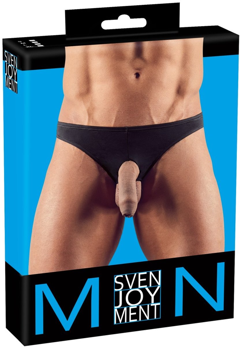 Open Mannen String Penis en Balzak