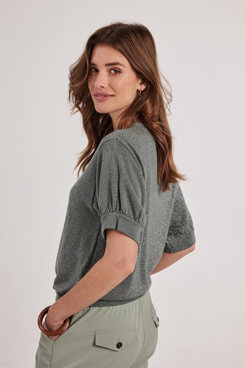 DIDI Dames Pullover Nikki shimmer Green shimmer maat 46/48