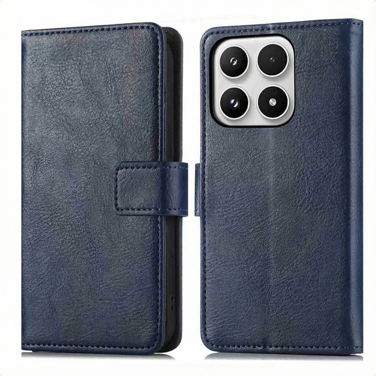 imoshion Hoesje - Geschikt voor Xiaomi 17 - Luxe Bookcase - Donkerblauw