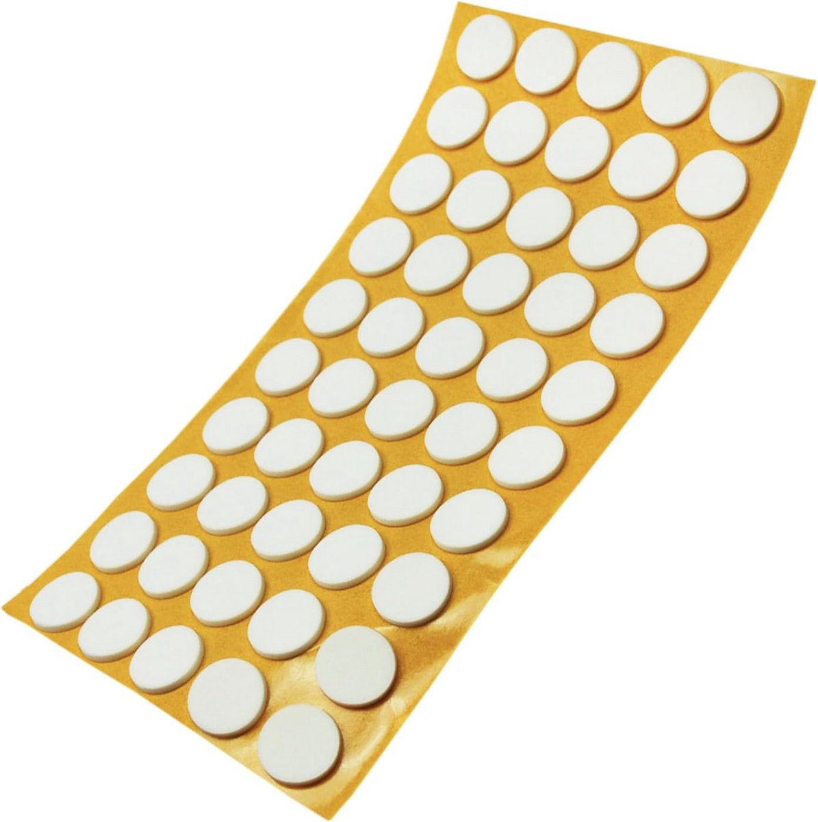 50x Zelfklevende Antislip Pads Wit Rond 20 mm EPDM Rubber Meubelbeschermers