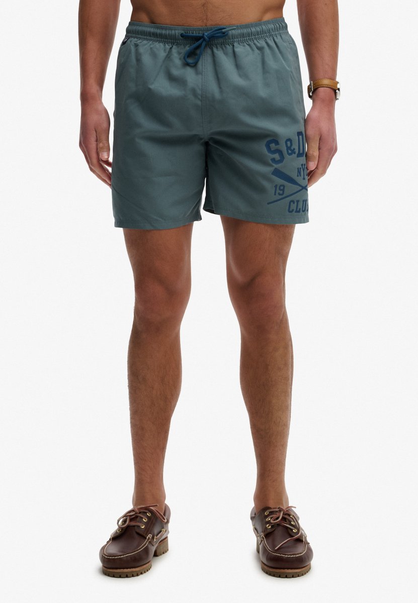 Superdry Heren Zwembroeken Blauw