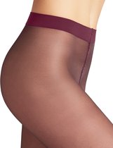 FALKE Pure Matt eenkleurig materiaal transparant 20 DEN panty dames rood - maat S
