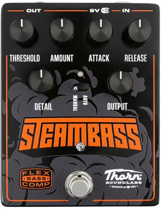 Thorn Soundlabs Steambass - Flex Bass Compressor effectpedaal voor basgitaar