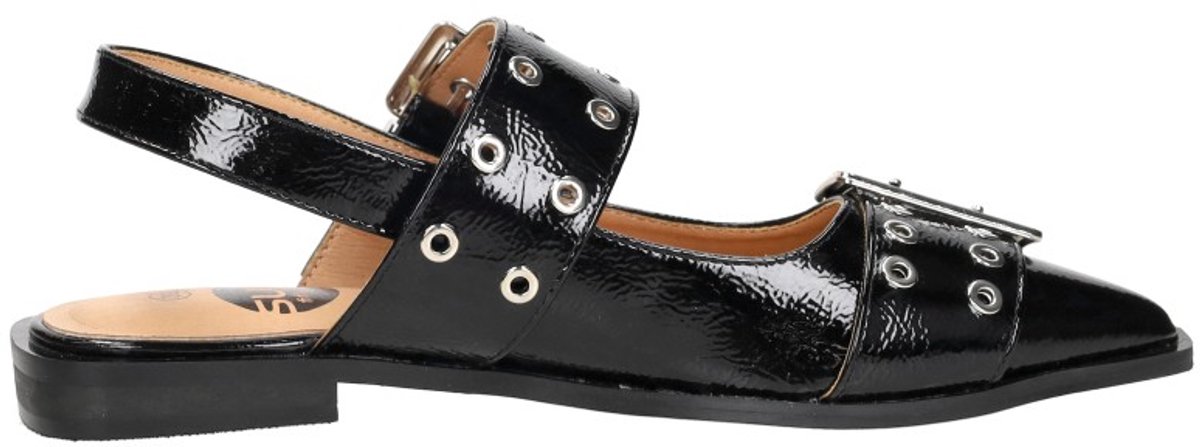 SUB55 Slingbacks Slingbacks - zwartlak - Maat 42