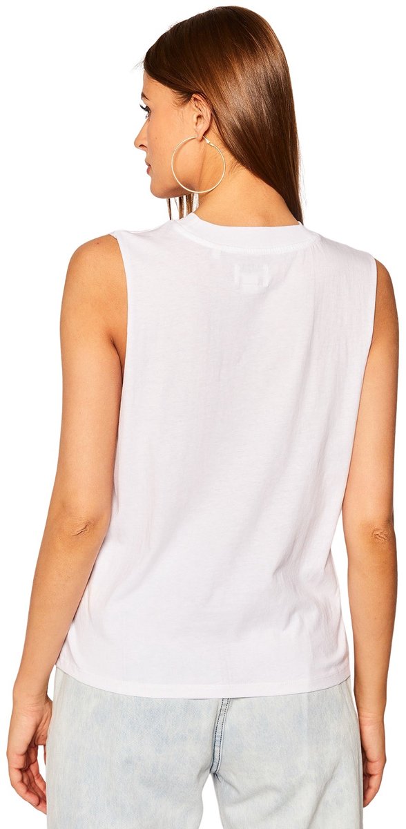 Mouwloos T-shirt Wrangler Rétro Wit