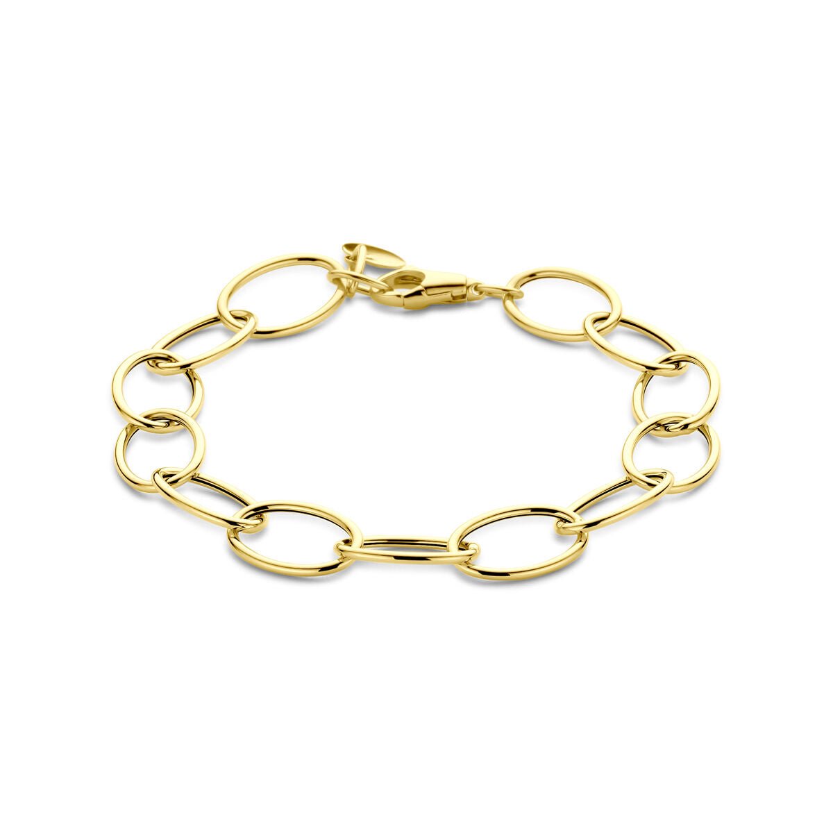 14K geelgouden armband 10 mm 19 cm - 4034540