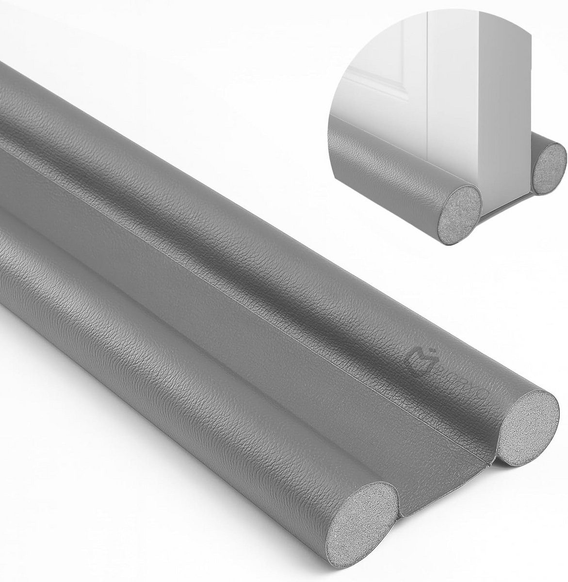 Tochtstrip Deur - Geluidsdichte Afdichting - Binnen Buiten - Flexibele Pasvorm - 92cm Lengte - Grijs