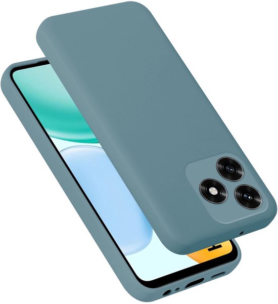 Cadorabo Hoesje geschikt voor Honor X5C Plus / X5C Case in Liquid Groen Beschermhoes gemaakt van flexibel TPU silicone etui cover mobiele telefoonhoesje