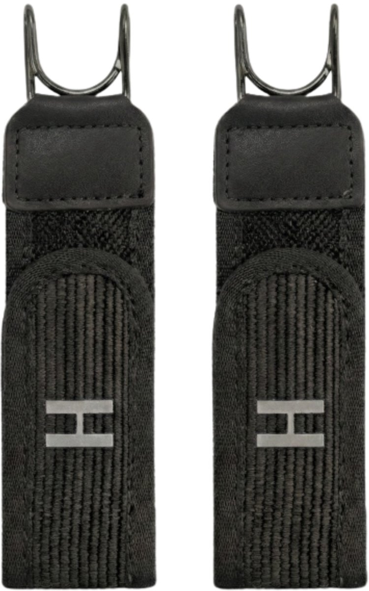 Vivva - Elastische riem zonder gesp - Gespvrije riem verstelbaar - Onzichtbare dingen - Comfortabele broekriem zonder gesp - Onzichtbaar onder kleding - Zwart- BUCKLI