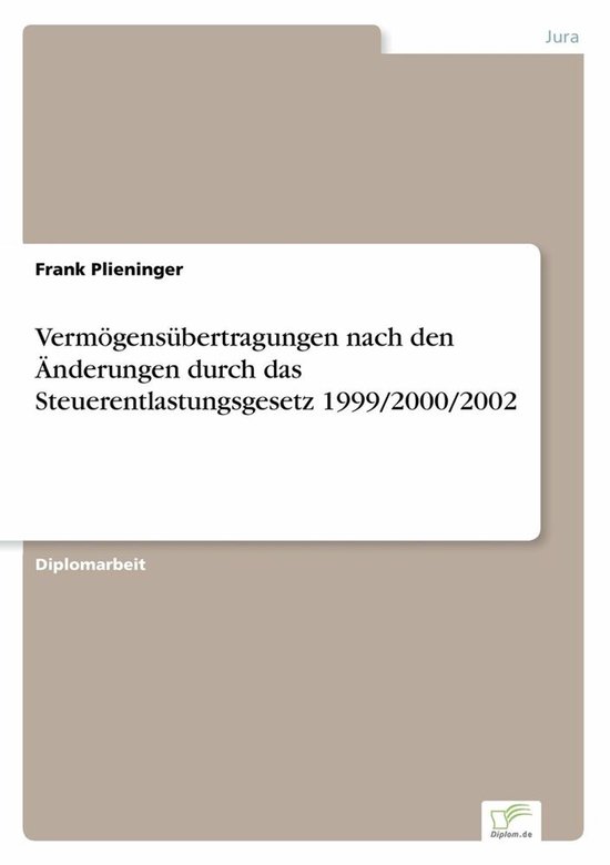 Vermögensübertragungen nach den Änderungen durch das Steu ... - cover