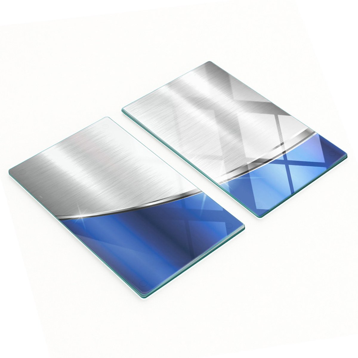 Multifunctionele decoratieve glazen snijplanken voor in de keuken, textuur 2x30x52 cm