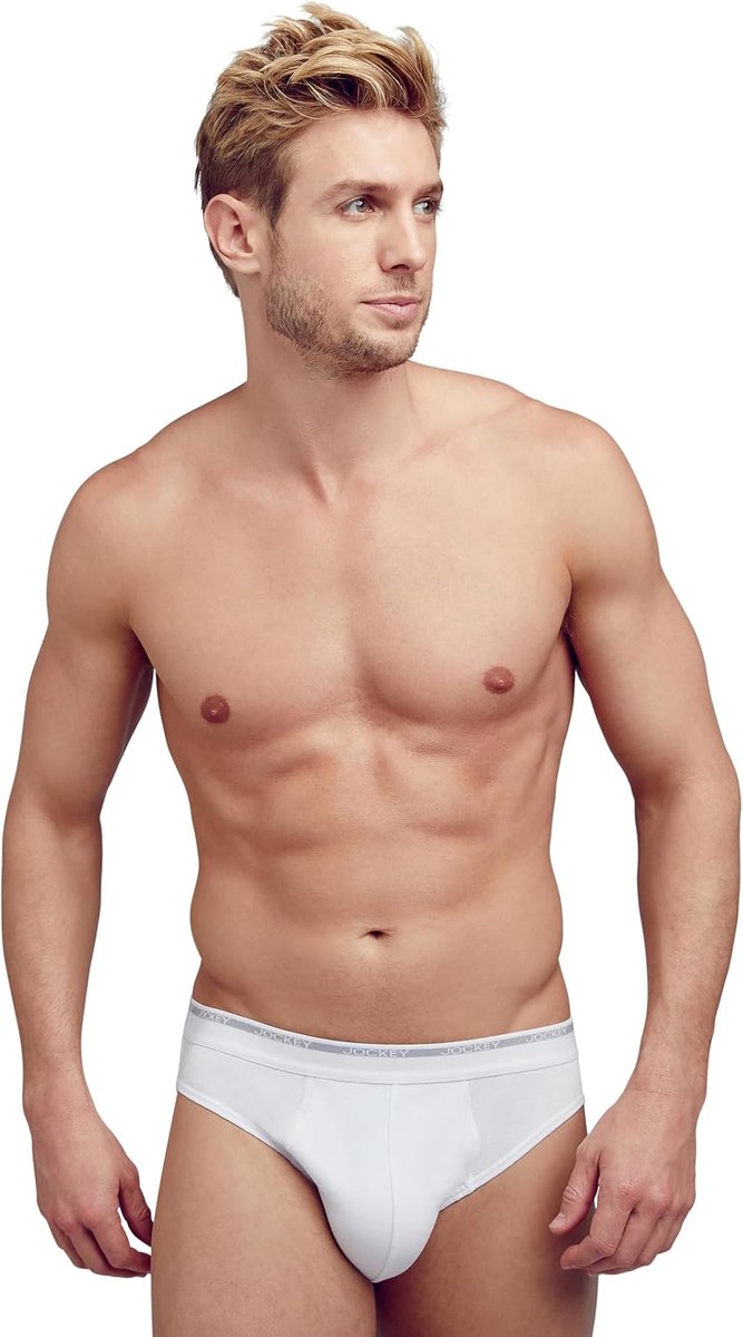 Heren Ondergoed Brief 2-Pack Katoen Rib Kwaliteit Comfortabele Pasvorm
