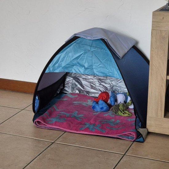 CLVP® Strandtent UV Bescherming - Strandtent Baby Pop Up - Strandtentje Extra Licht - Strandschelp - Strand Tent –Blauw van CLVP® — afbeelding 5
