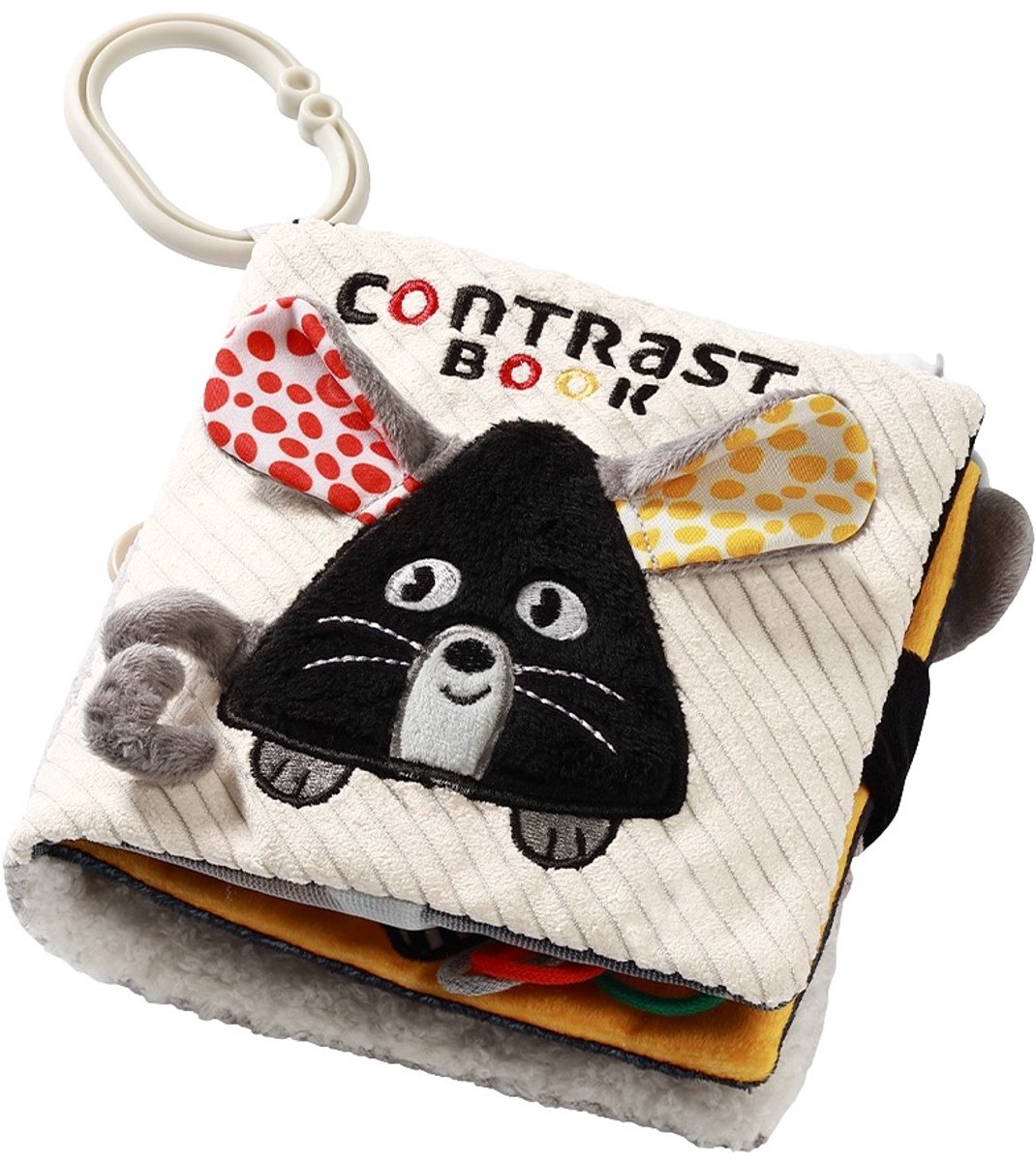 Baby Ono Mouse Contrast Buggyboekje